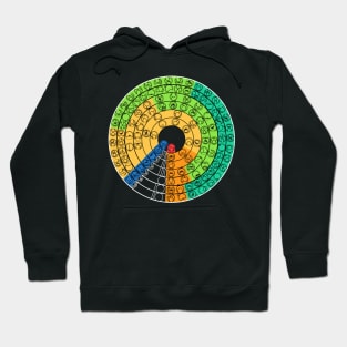 Gallifreyan Periodic Table of the Elements, v.2 (dark) Hoodie